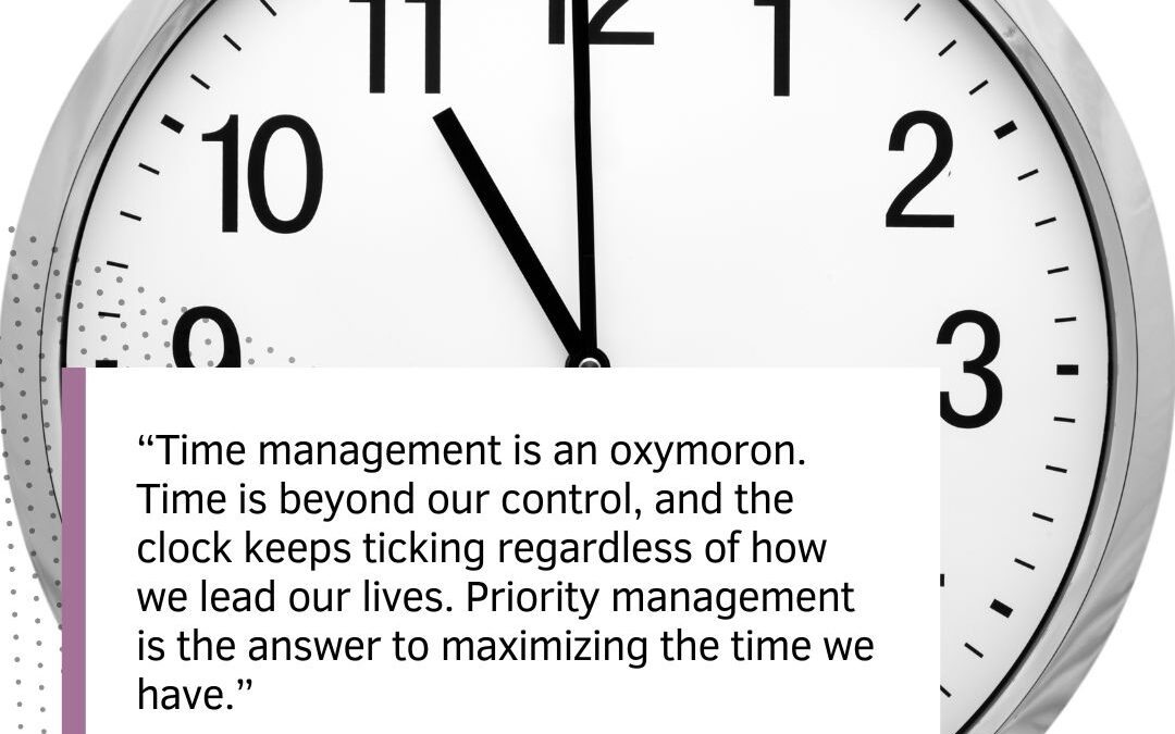 Time Management or Priority Management: which is best?