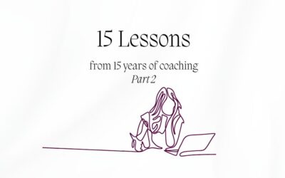 Things I Learned From 15 Years of Coaching: Part 2